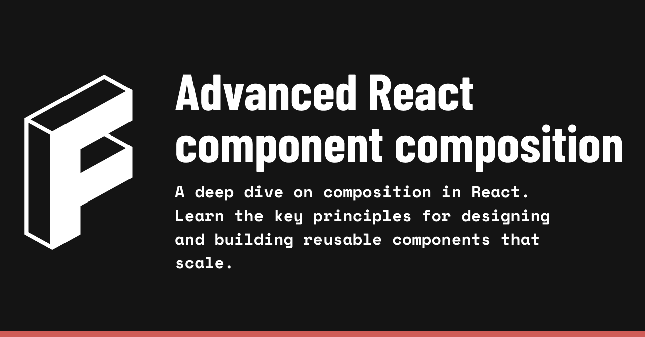 Advanced React component composition